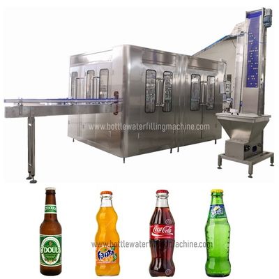 4000BPH 200ml Rotatory Bottle Rinsing Filling Capping Machine