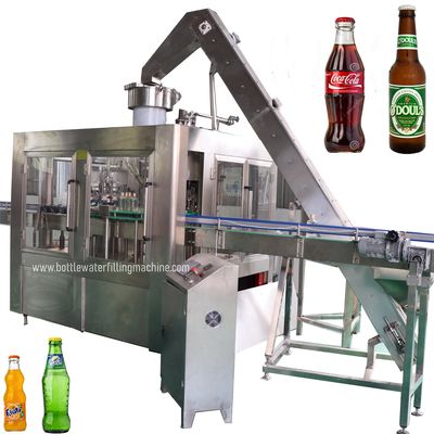 8000bph  Monoblock Carbonated Drink Filling Machine Touch Screen Control