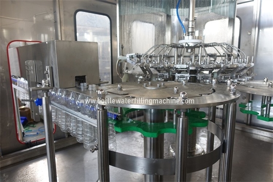 Mineral Pure Drinking Liquid Filling Machines , Automatic Water Bottle Filling System