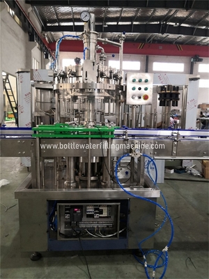 Isobaric  Carbonated Drink Production Line , Carbonated Bottling Equipment Adjustable Speed