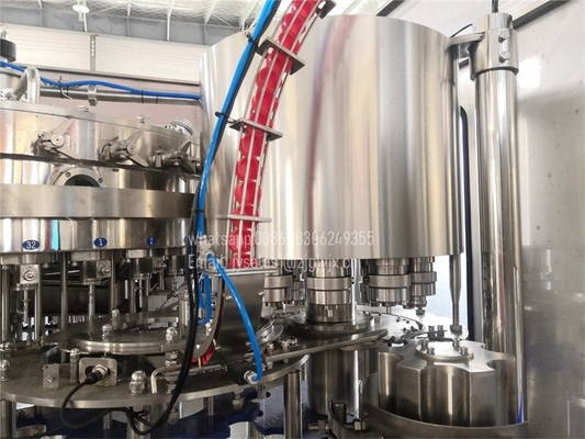 Soft Drink Bottling Plant Filling Machine 50HZ Soda Water Packaging