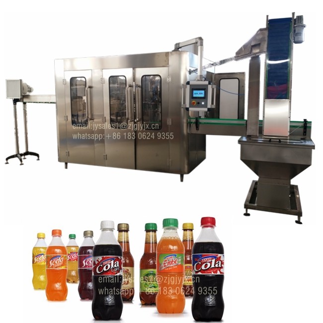 Commercial Soda Cola Soft Drink Making Filling Line, Sparkling Water Bottling Line