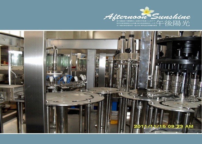 Beverage Hot Filling Machine 3 In 1 Monoblock Rotary Filling Machines