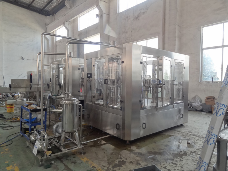 Stainless Steel Juice Bottling Machine PET Bottle Washing Filling Capping Machine SGS