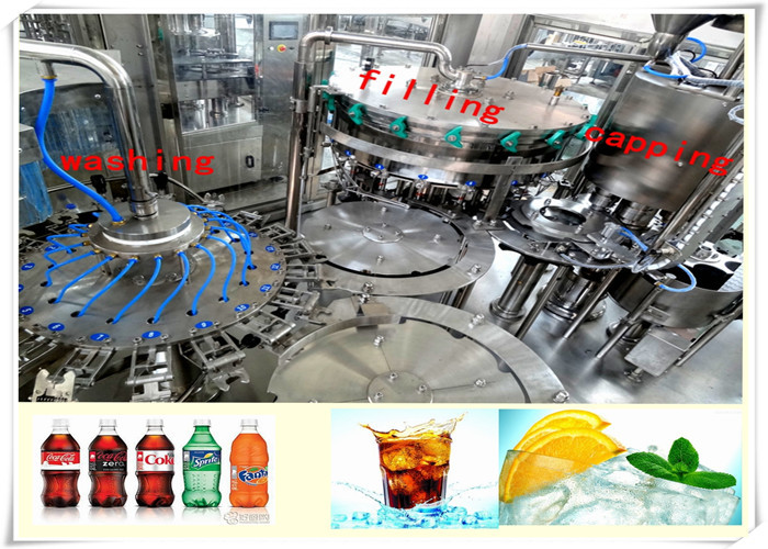 Commercial Carbonated Drink Filling Machine For Small Food Industry 500 Ml