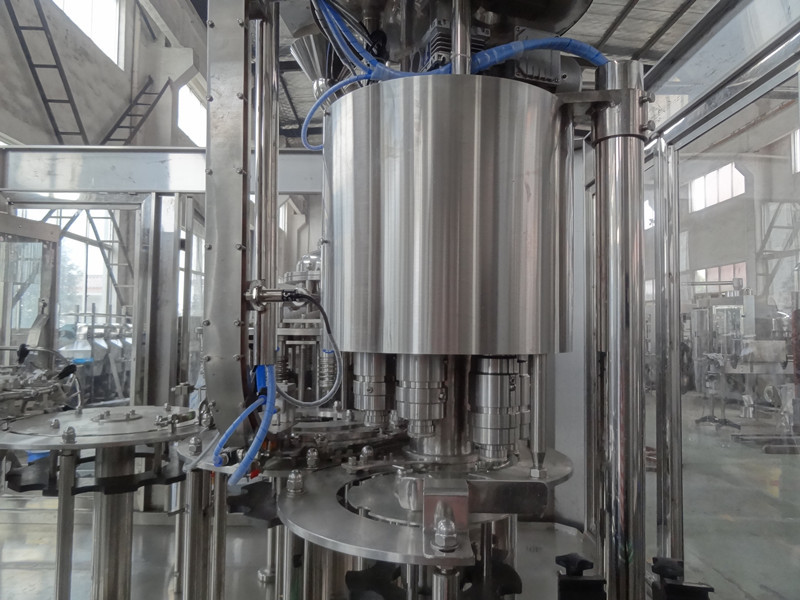 Automatic Beverage Manufacturing Equipment 4 In 1 Bottle Washing Filling Capping