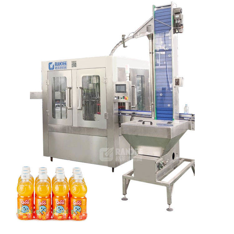 Fruit Juice Processing Bottling Filling Packaging Machine Plant