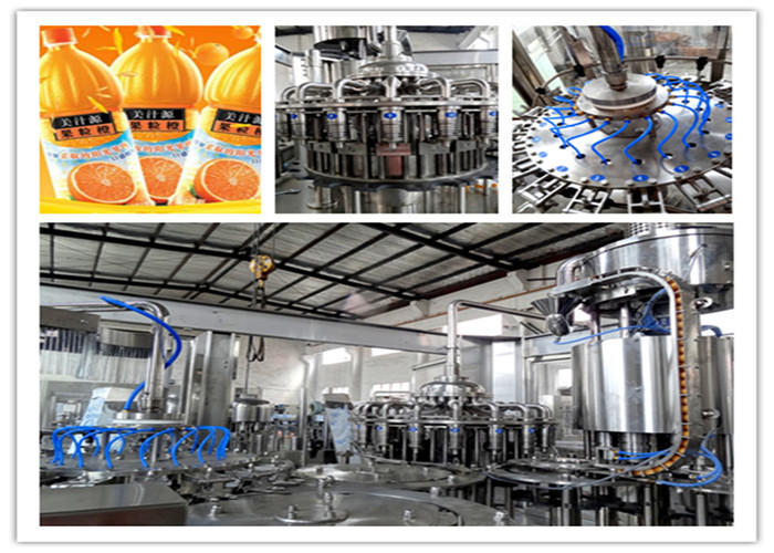 380V 50Hz Orange Juice Filling Machine Electric Driven 2450 * 1800 * 2200mm