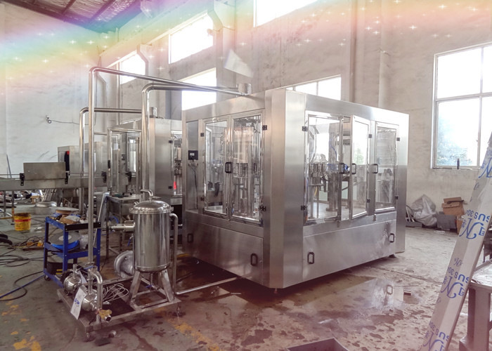 380V 50Hz Fruit Juice Bottling Machine 500ml Fruit Powder Filling Machine