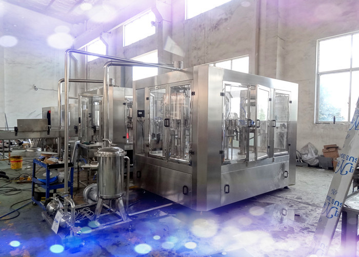 CE / SGS Rotary 3 in 1 Juice Production Line 6000 Bottles Per Hour