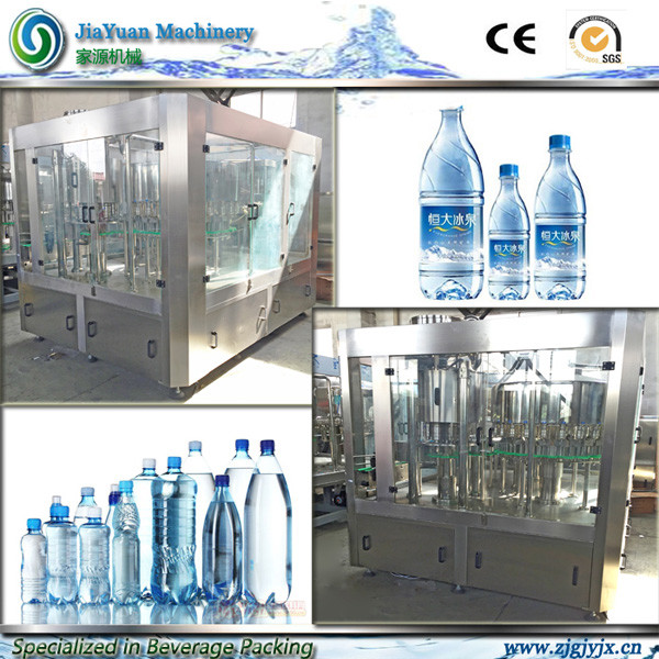 7500kg Weight Water Rotary Filling Machine 3000 Bottles Per Hour Pure