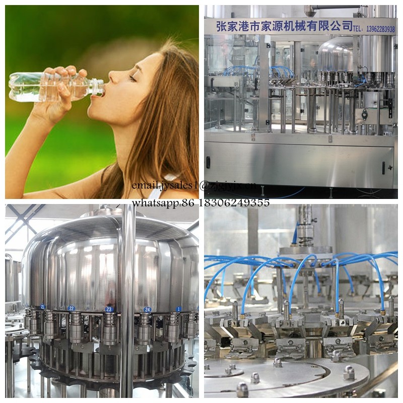 Automatic Bottle Aqua Mineral Water Filling Machine / Liquid Bottling Equipment