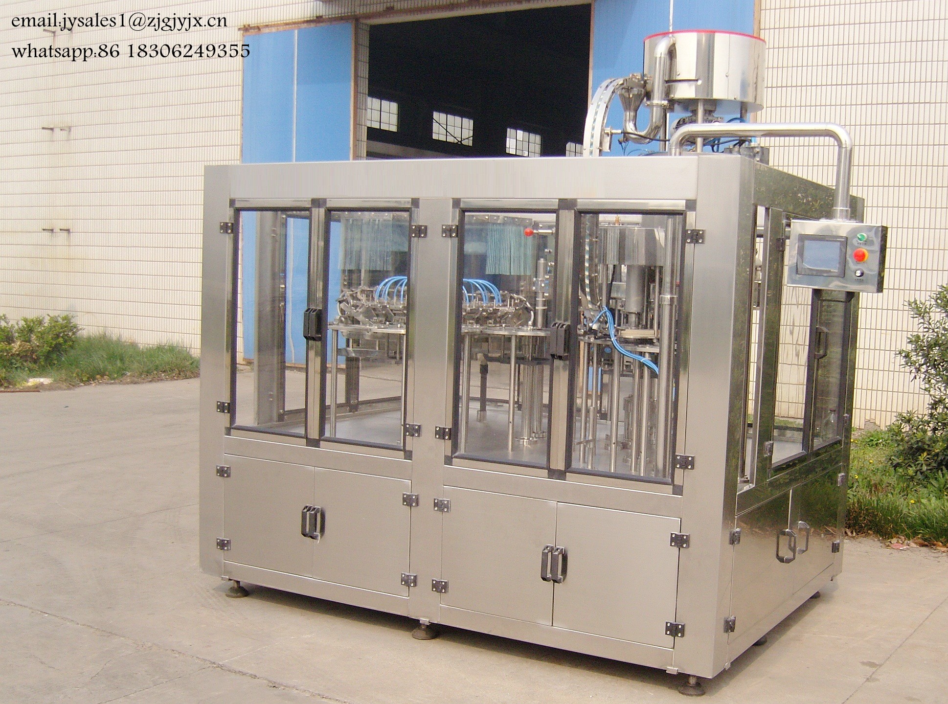 330-2000ML Carbonated Drink Filling Machine , Bottle Washing Filling Capping Plant