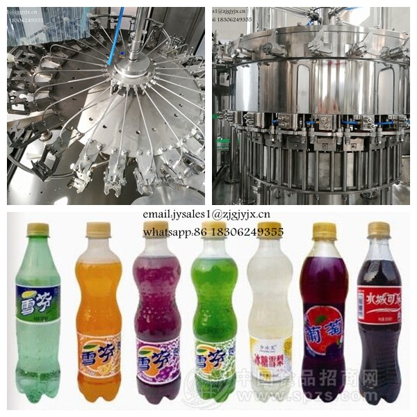 Small Automatic PET Bottle Carbonated Drink Filling Machine SUS304 Material