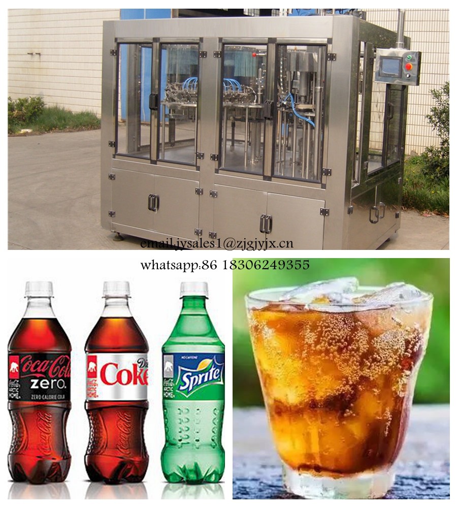 Complete Carbonated Soft Drink Bottling Machine , Carbonated Beverage Filling Machine