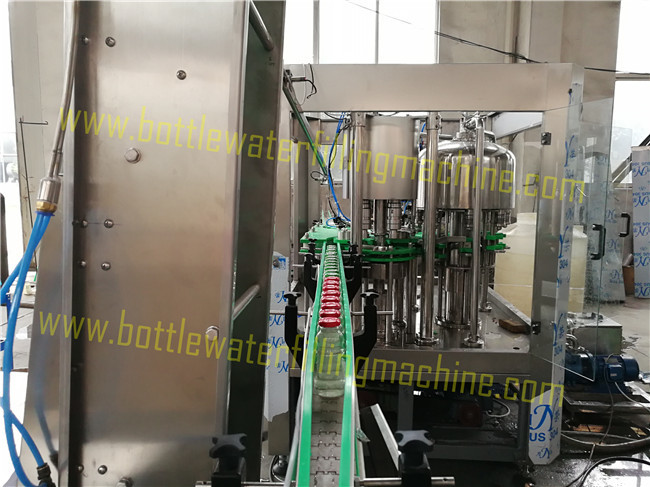 Combined Water Juice And Milk Filling Line , Fruit Juice Glass Bottle Production Line