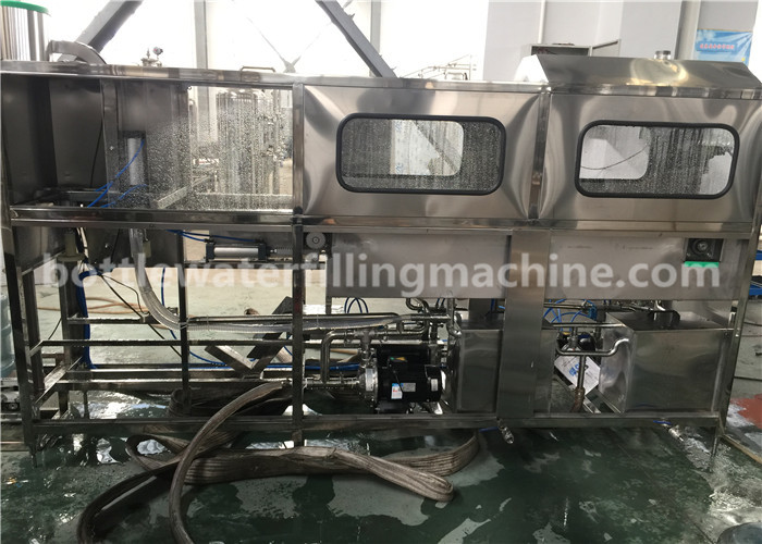 Stainless Steel 304 5 Gallon Water Filling Machine / Bottling Plant With Electric Driven 3.8kw