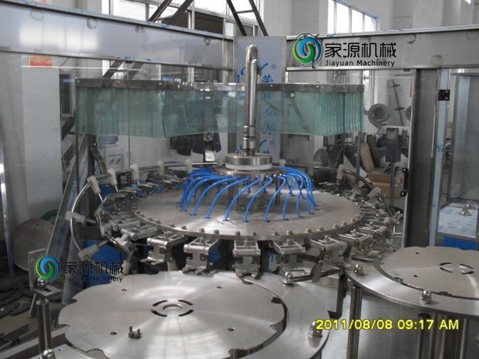 Ectric Carbonated Filling Machine 3000 - 4000BPH , Automatic PET Filling Line