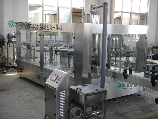 PLC 24 Heads Carbonated Drink Filling Machine 8000BPH For Sprite