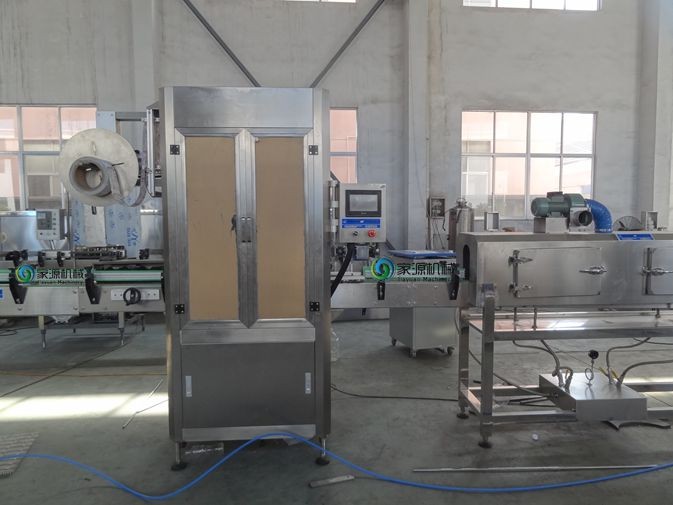 3Kw Power Electric Bottle Labeling Machine 350 BPM For Cup Shaped Bottle