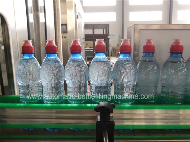 Commercial Soda Water Bottle Filling Machine , Industrial Carbonated Water Making Machine