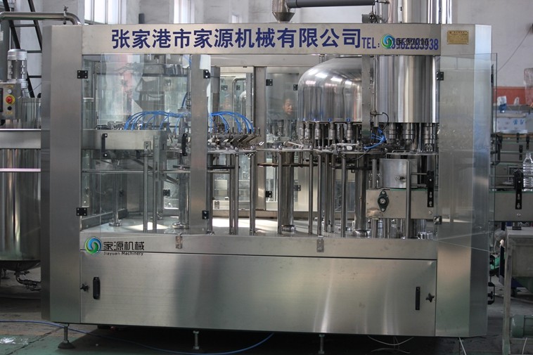 Pure Water Glass Bottle Filling Machine 24000bph 12kw SUS304
