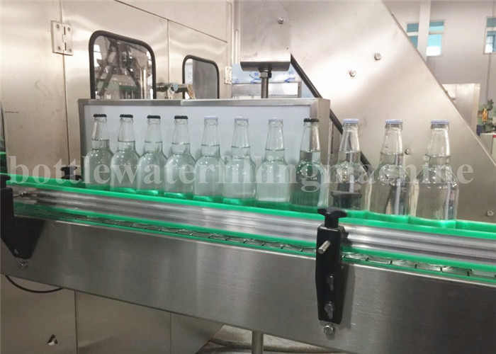 High Speed Automatic Beer Bottling Plant With Crown Cap , Aluminum Screw Cap