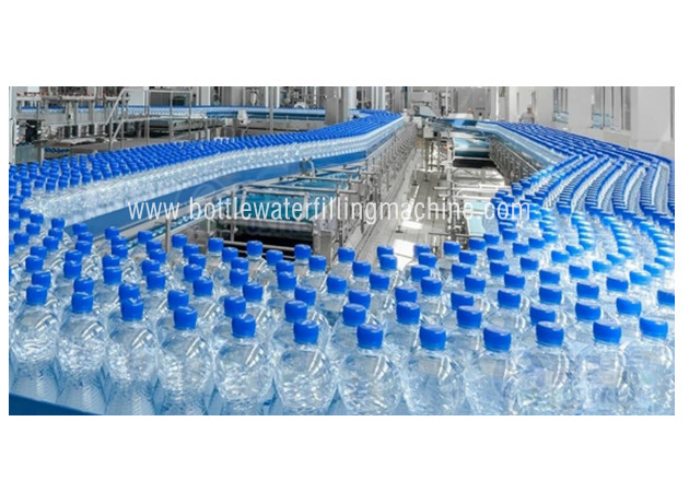 CGF24-24-8 Small Water Bottle Filling Machine / Production Line High - Speed
