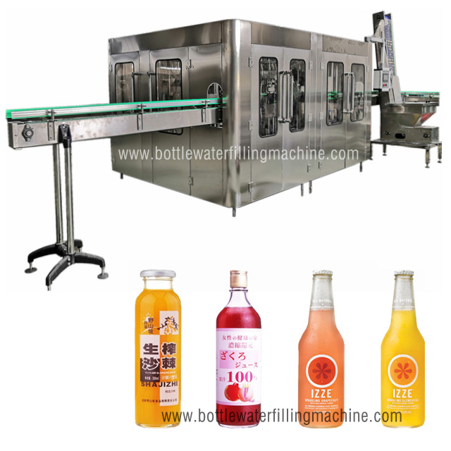 Glass Bottle Filling Machine, Fruit Juice Production Line, Flavoured Juice Making