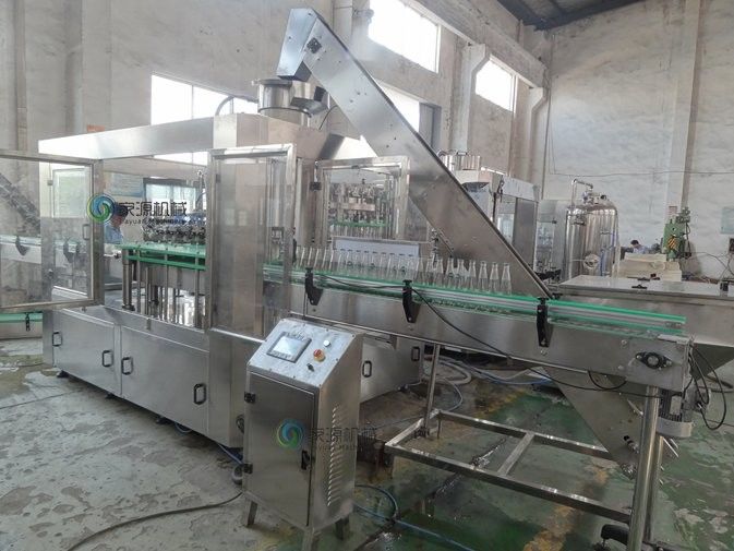 Carbonated Drink Automatic Glass Bottle Filling Machine 8000BPH with Crown Cap 3