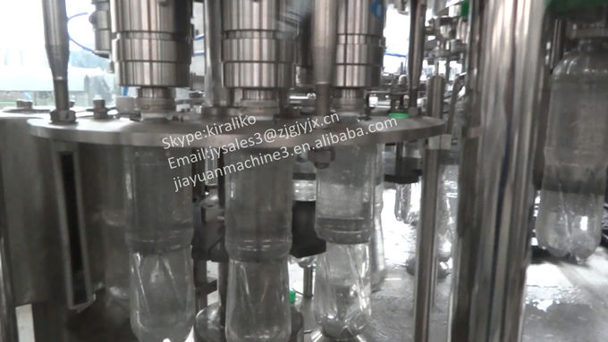 Mineral Water Juice Gas Bevarage Filling And Sealing Machine / Liquid Filling Machine 3