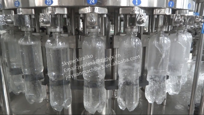 Mineral Water Juice Gas Bevarage Filling And Sealing Machine / Liquid Filling Machine 2